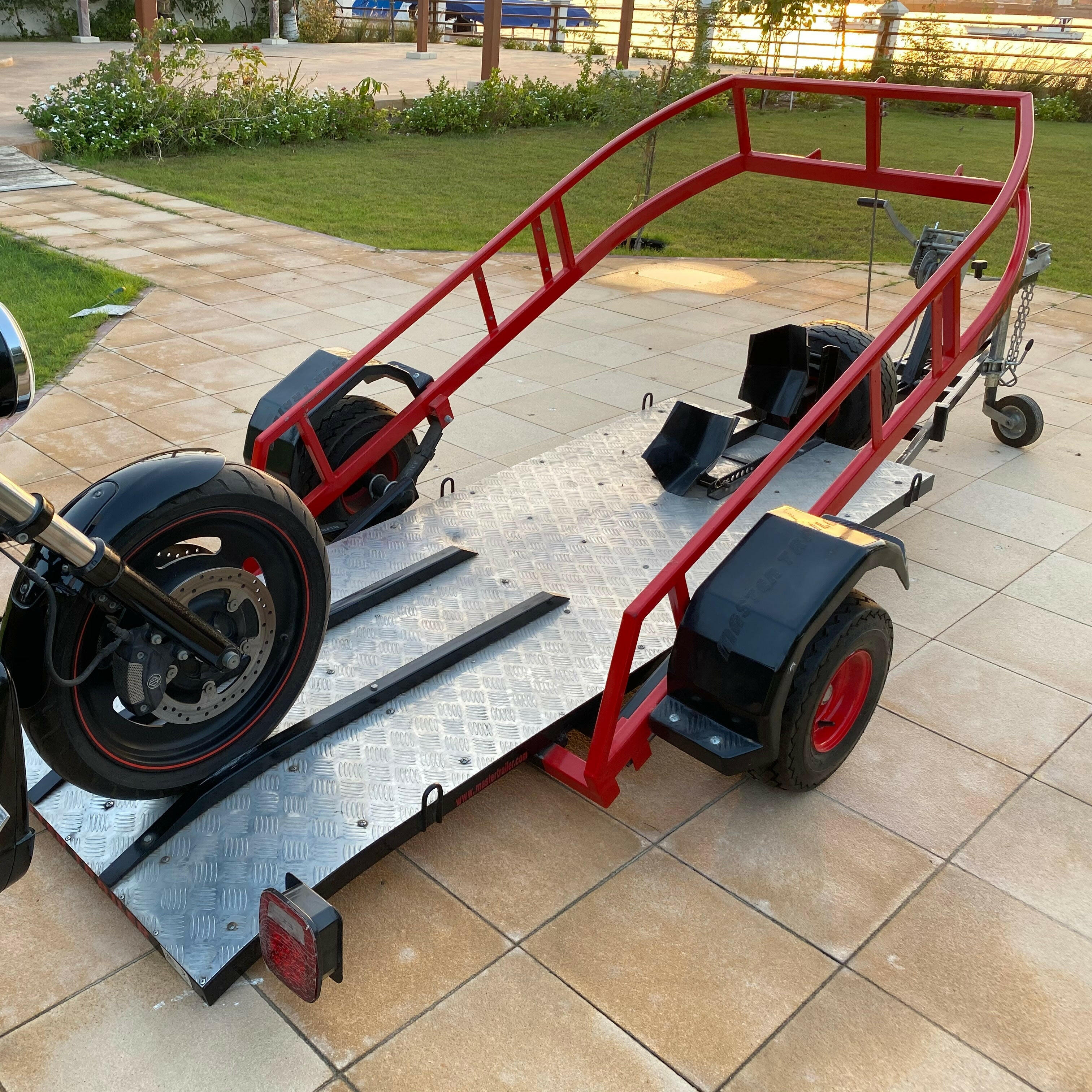 Low Bed Motorcycle Trailer Special - MASTER TRAILER