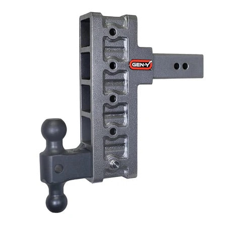 Gen-Y Mega Duty 2" Shank, 10" Drop, 7,000 Kg Hitch & Versa-Ball (50 mm & 70 mm)