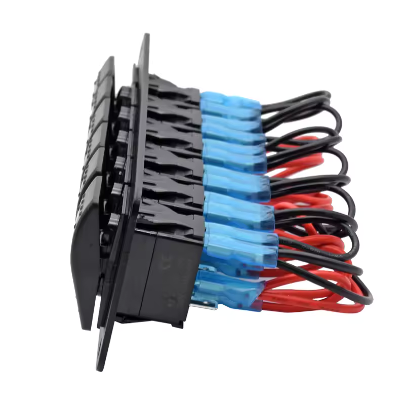5 Gang Auto Rocker Switch Panel 12V