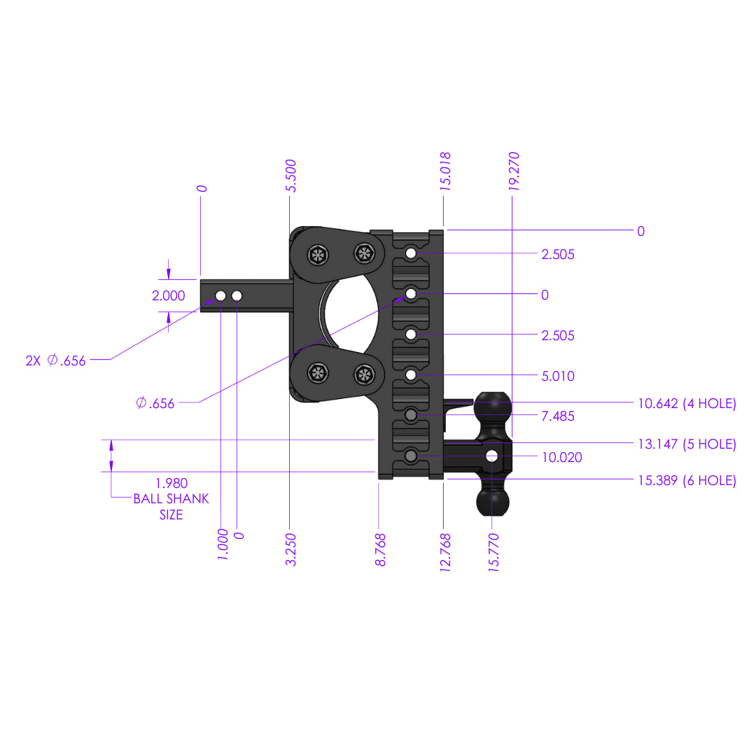 GEN-Y The BOSS (Torsion-Flex) 10K Drop Hitch