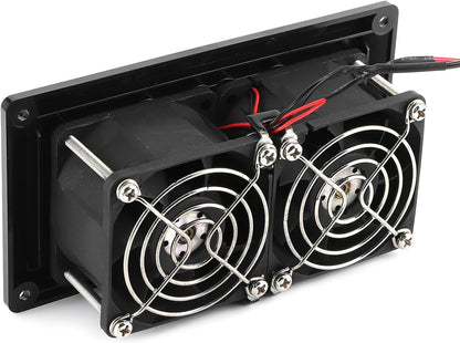 Rv Side Vent Fan, 12V 25W Side Air Vent Ventilation Fan With Mounting Screws For Motorhome, Caravan, Trailer, Camper, Boat Marine Yacht