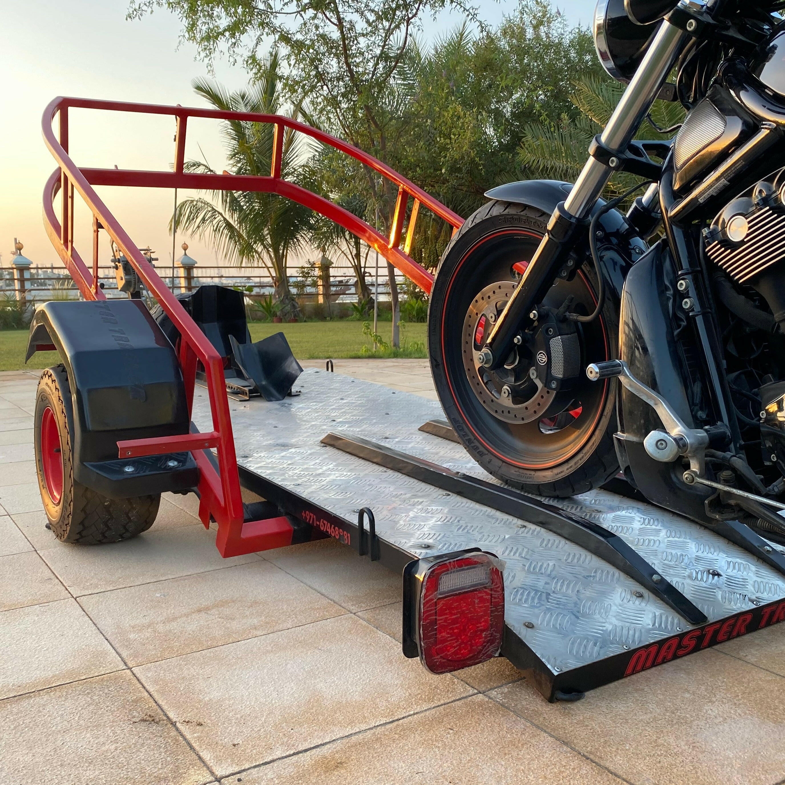 Low Bed Motorcycle Trailer Special - MASTER TRAILER