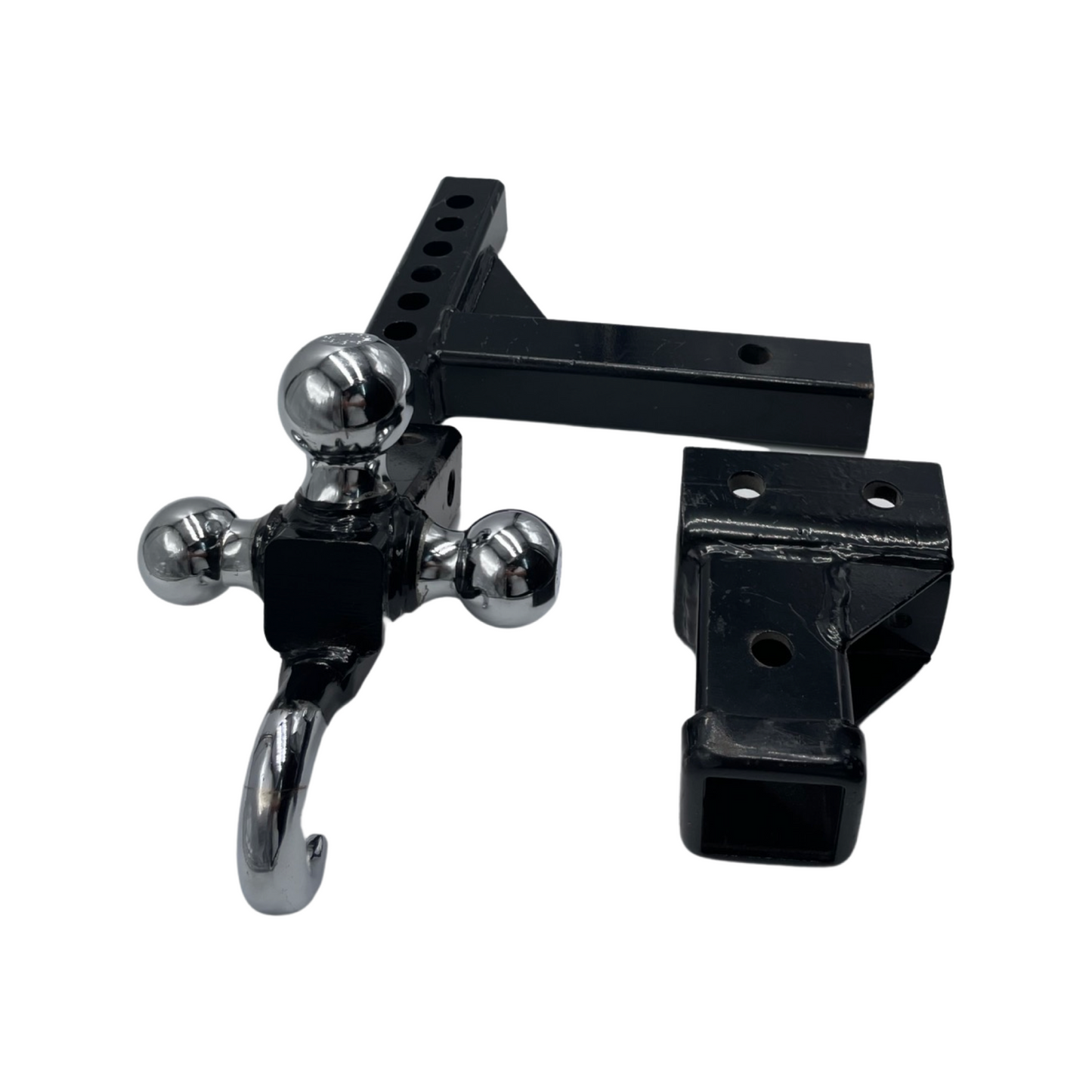 Pickup Towing Hitch - Adjustable 3 Ball w/ Hook - MASTER TRAILER