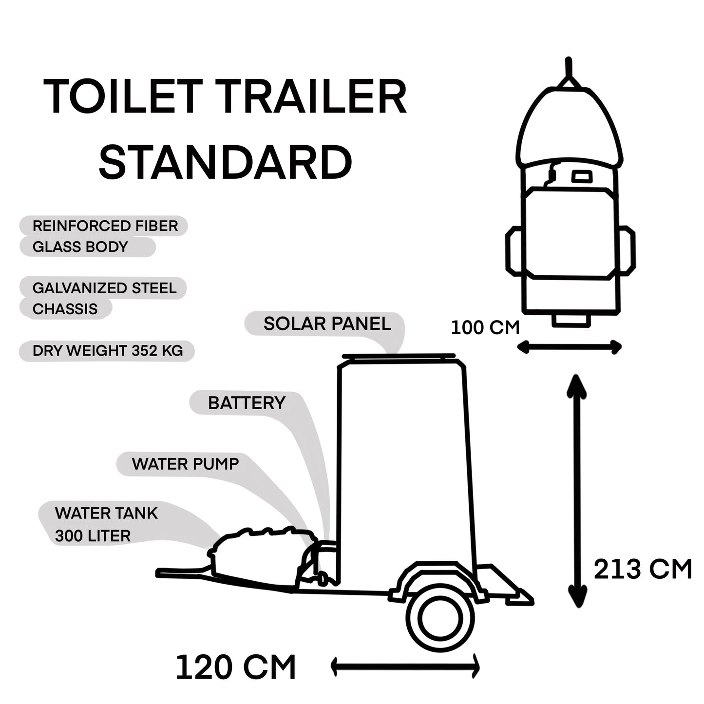 Toilet Trailer Standard